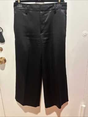 Vince Black Cropped Trousers size 6